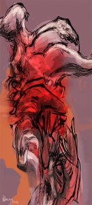 There’s a folk singer-songwriter called Lhasa de Sela (1972-2010). She was born in America and raised in Mexico. One of her songs, “The Desert”, sang with her deep, husky voice, was the inspiration for this artwork. There’s a folk singer-songwriter called Lhasa de Sela (1972-2010). She was born in America and raised in Mexico. One of her songs, “The Desert”, sang with her deep, husky voice, was the inspiration for this artwork.