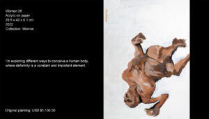 I explore different ways to conceive a human body, where deformity is a constant and important element. I seek to capture a deranged beauty with polysemous (different) meanings. I explore different ways to conceive a human body, where deformity is a constant and important element. I seek to capture a deranged beauty with polysemous (different) meanings.