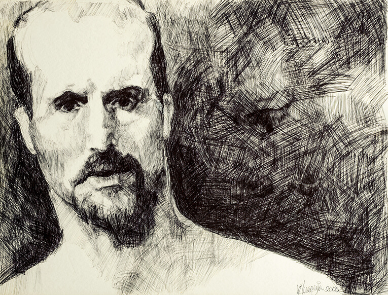 This is the story of Bob Addison (1913-unknown, US), inmate No. 35074, from the Virginia Penitentiary archives, and how–based on these official front and profile photos–I made up a physical 3D clay model, posed it and sketched it. One topic that calls my interest as an artist is the drama I see on the faces of the people in mugshots.