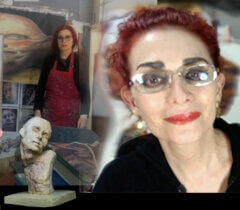 Veronica Huacuja. plastic artist and online art teacher.